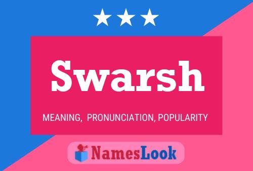 Poster del nome Swarsh