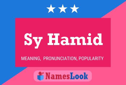 Poster del nome Sy Hamid