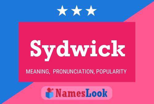 Poster del nome Sydwick