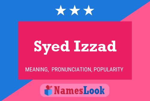 Poster del nome Syed Izzad