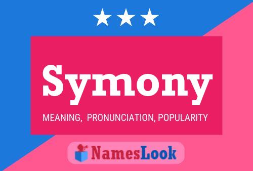 Poster del nome Symony