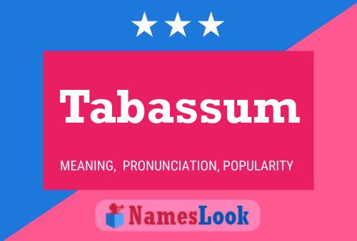 Poster del nome Tabassum