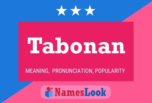 Poster del nome Tabonan