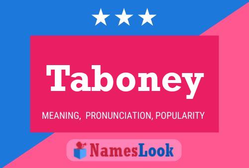 Poster del nome Taboney