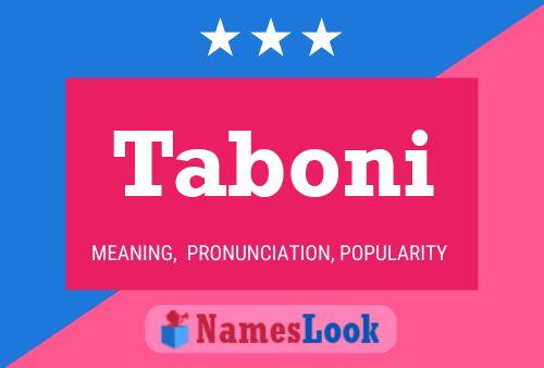 Poster del nome Taboni