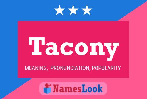 Poster del nome Tacony