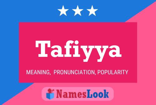 Poster del nome Tafiyya