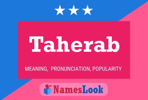 Poster del nome Taherab