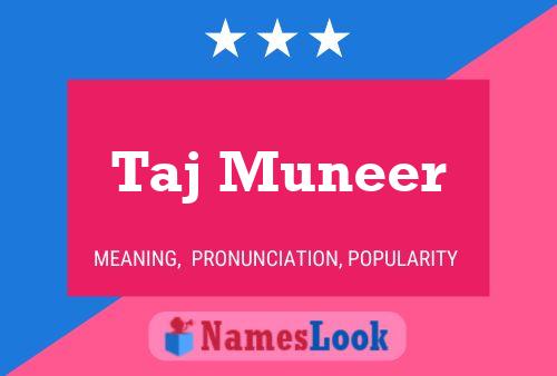 Poster del nome Taj Muneer