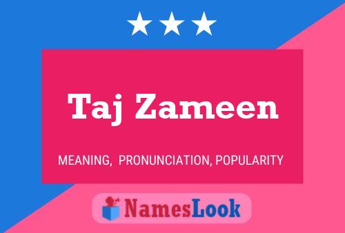 Poster del nome Taj Zameen