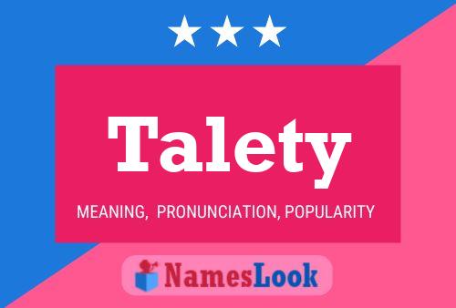 Poster del nome Talety