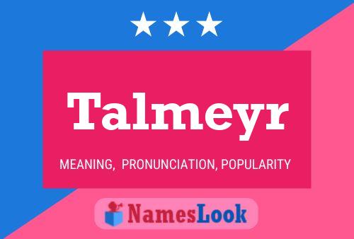 Poster del nome Talmeyr