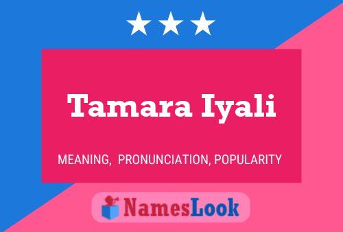 Poster del nome Tamara Iyali