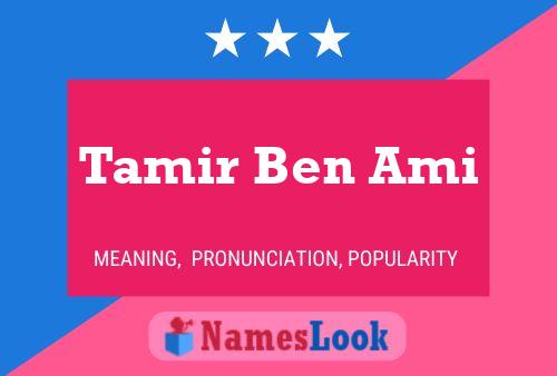 Poster del nome Tamir Ben Ami