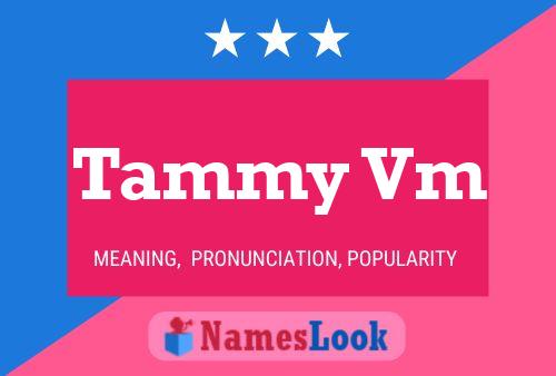 Poster del nome Tammy Vm