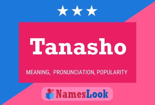 Poster del nome Tanasho