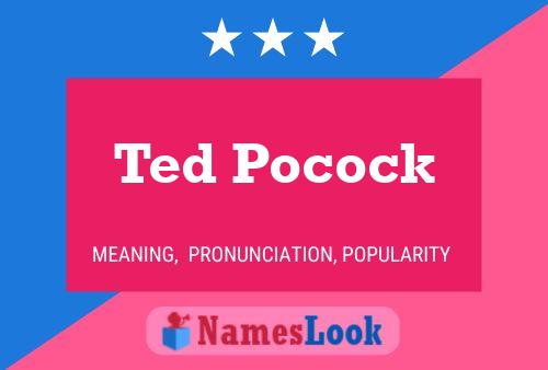 Poster del nome Ted Pocock