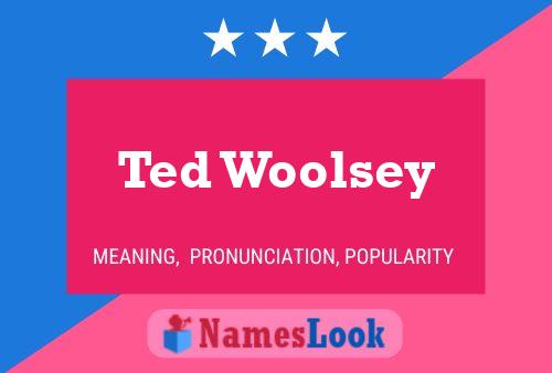 Poster del nome Ted Woolsey