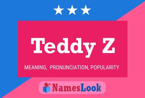 Poster del nome Teddy Z