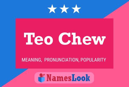 Poster del nome Teo Chew