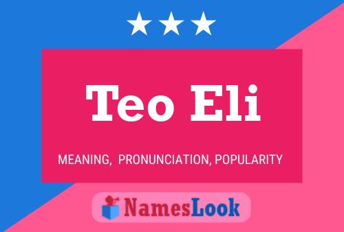 Poster del nome Teo Eli