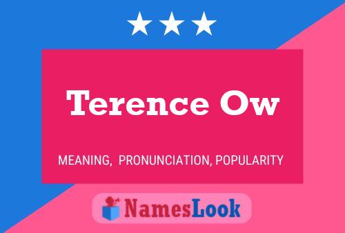 Poster del nome Terence Ow