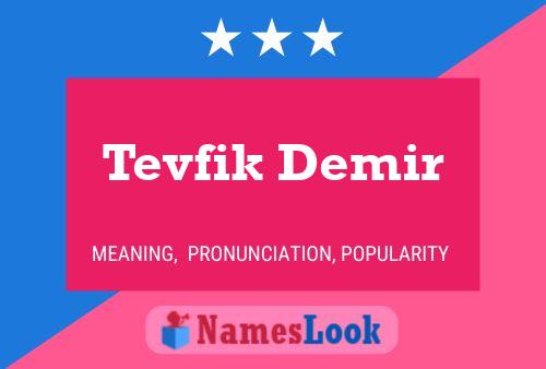 Poster del nome Tevfik Demir