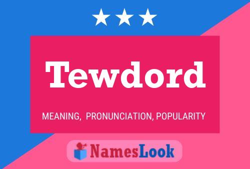 Poster del nome Tewdord