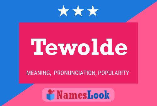 Poster del nome Tewolde