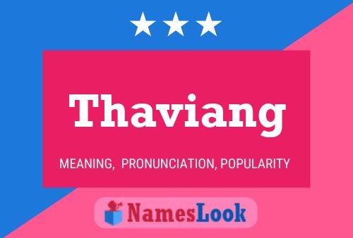 Poster del nome Thaviang