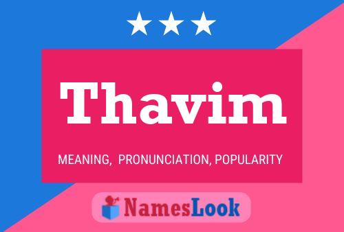 Poster del nome Thavim