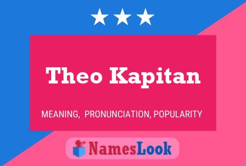 Poster del nome Theo Kapitan