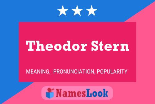 Poster del nome Theodor Stern