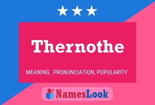 Poster del nome Thernothe