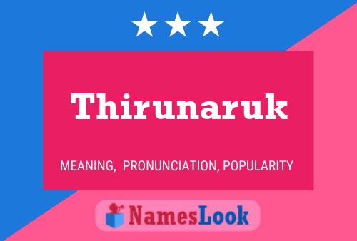 Poster del nome Thirunaruk