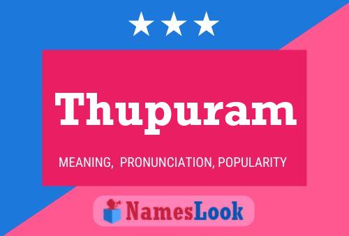 Poster del nome Thupuram