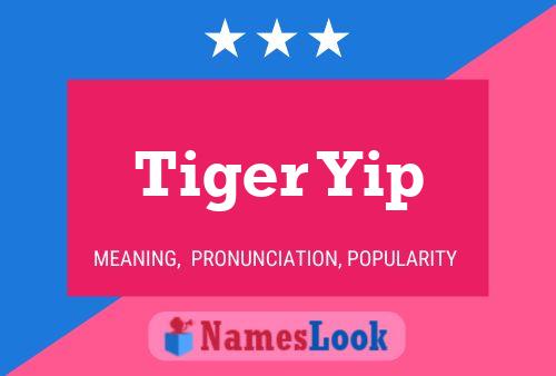 Poster del nome Tiger Yip