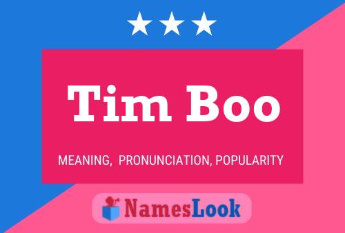 Poster del nome Tim Boo