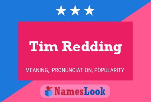 Poster del nome Tim Redding