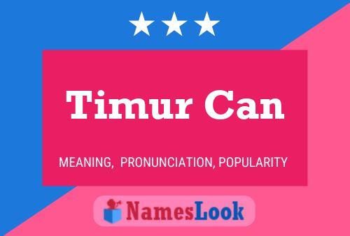 Poster del nome Timur Can