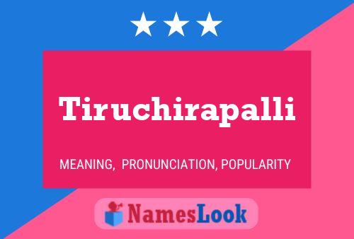 Poster del nome Tiruchirapalli