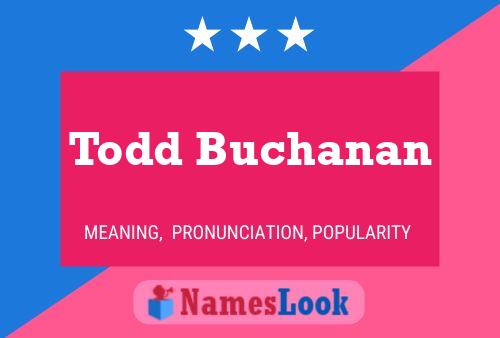 Poster del nome Todd Buchanan