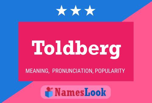 Poster del nome Toldberg