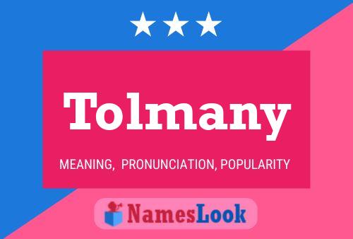 Poster del nome Tolmany