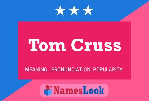 Poster del nome Tom Cruss