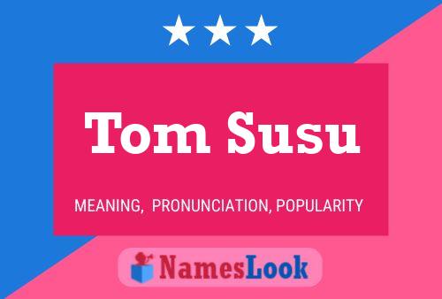 Poster del nome Tom Susu