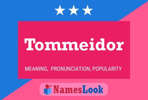 Poster del nome Tommeidor