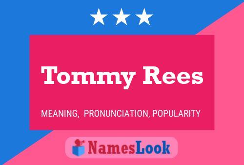 Poster del nome Tommy Rees