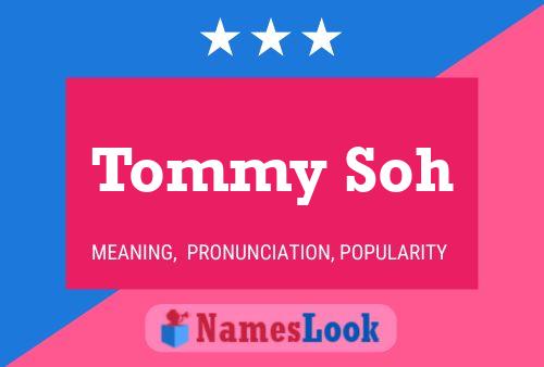 Poster del nome Tommy Soh