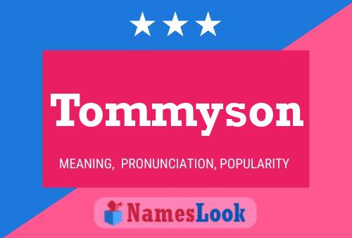 Poster del nome Tommyson